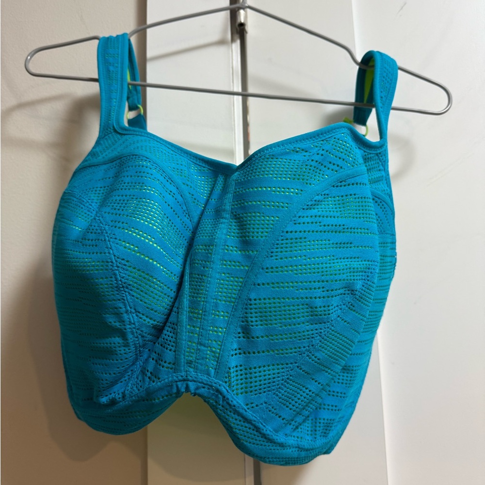 Panache Sports Bra Turquoise And Green New 5021C Uk Sizing 34H